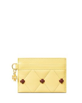 Tory Burch Tory Burch Bunny Knot Leather Card Case