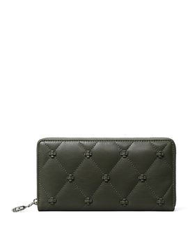 Tory Burch Tory Burch Bunny Knot Leather Continental Wallet
