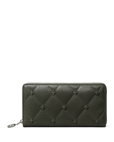 Tory Burch Tory Burch Bunny Knot Leather Continental Wallet