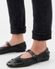 Tory Burch Tory Burch Bunny Knot Mary Jane Flats Black / Black - 3