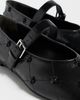 Tory Burch Tory Burch Bunny Knot Mary Jane Flats Black / Black - 6