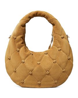 Tory Burch Tory Burch Bunny Knot Suede Crossbody