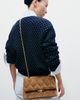 Tory Burch Tory Burch Bunny Knot Suede Shoulder Bag - 3