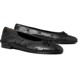 Tory Burch Tory Burch Cap Toe Bunny Knot Ballet Flat