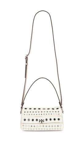 Tory Burch Tory Burch Charlie Embellished Small Shoulder Bag