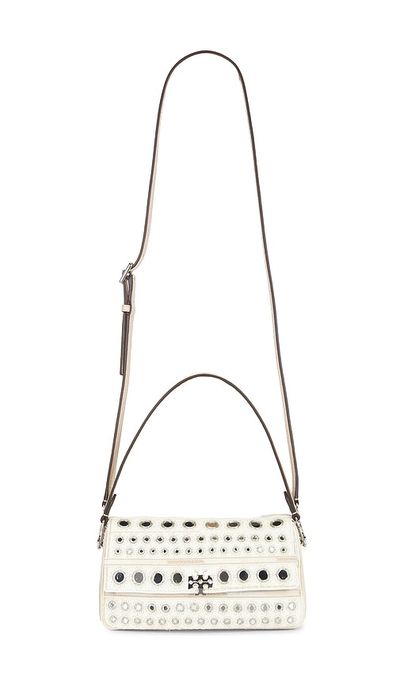 Tory Burch Tory Burch Charlie Embellished Small Shoulder Bag