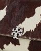 Tory Burch Tory Burch Charlie Haircalf Small Shoulder Bag Mocha Brown/Shea Butter One - 5