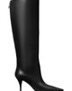Tory Burch Tory Burch Charlie Leather Knee High Boot - 2