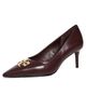 Tory Burch Tory Burch Charlie Pumps 65mm Dark Carmine / Gold - 1