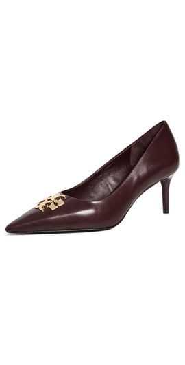 Tory Burch Tory Burch Charlie Pumps 65mm Dark Carmine / Gold