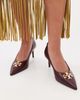 Tory Burch Tory Burch Charlie Pumps 65mm Dark Carmine / Gold - 3