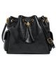 Tory Burch Tory Burch Charlie Quilted Drawstring Shoulder Bag Black One - 1