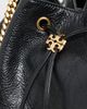 Tory Burch Tory Burch Charlie Quilted Large Drawstring Shoulder Bag Black One - 5