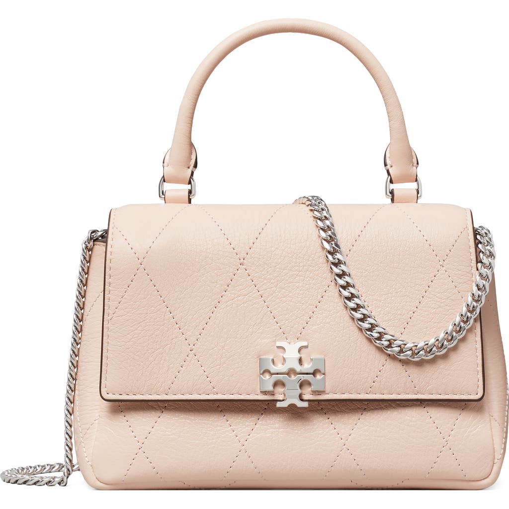 Tory Burch Tory Burch Charlie Quilted Leather Top Handle Bag