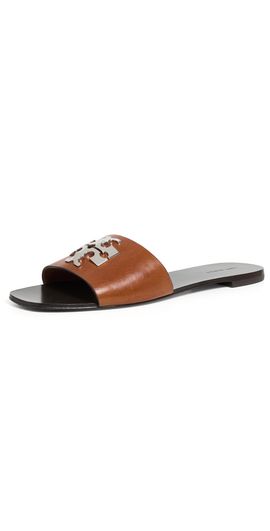 Tory Burch Tory Burch Charlie Slides Classic Cuoio