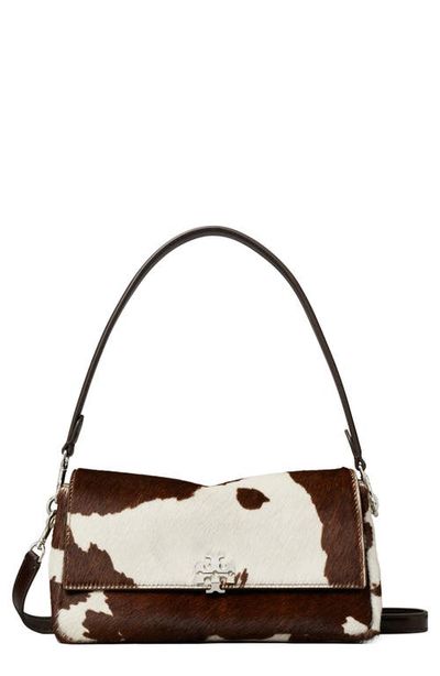 Tory Burch Tory Burch Charlie Small Genuine Calf Hair Shoulder Bag