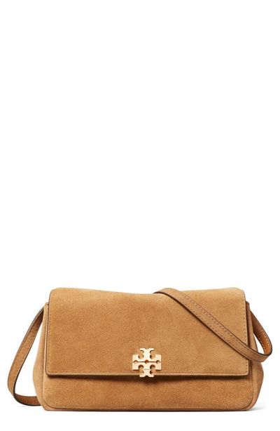 Tory Burch Tory Burch Charlie Suede Wallet on a Chain