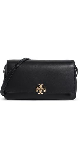 Tory Burch Tory Burch Charlie Wallet On Chain Black One