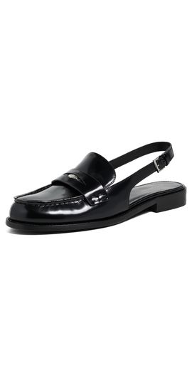 Tory Burch Tory Burch Classic Penny Slingback Loafers Perfect Black
