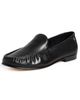 Tory Burch Tory Burch Classic Ruched Leather Loafers Perfect Black - 1