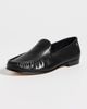 Tory Burch Tory Burch Classic Ruched Leather Loafers Perfect Black - 2