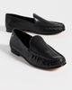 Tory Burch Tory Burch Classic Ruched Leather Loafers Perfect Black - 5
