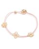 Tory Burch Tory Burch Clover Cord Bracelet Tory Gold / Pink One - 1