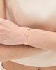 Tory Burch Tory Burch Clover Cord Bracelet Tory Gold / Pink One - 3