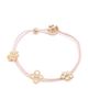 Tory Burch Tory Burch Clover Cord Bracelet Tory Gold / Pink One - 5