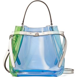 Tory Burch Tory Burch Colorblock Clear Bucket Bag