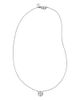 Tory Burch Tory Burch Crystal Circle Logo Necklace, 16 - 1