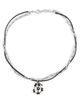 Tory Burch Tory Burch Double Strand Pearl Pendant Necklace Tory Silver/Black One - 1