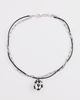 Tory Burch Tory Burch Double Strand Pearl Pendant Necklace Tory Silver/Black One - 4
