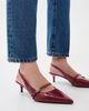 Tory Burch Tory Burch Double T Buckle Mary Jane Pumps Dark Raspberry - 2