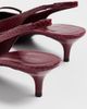 Tory Burch Tory Burch Double T Buckle Mary Jane Pumps Dark Raspberry - 3
