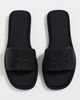 Tory Burch Tory Burch Double T Sport Slides Prefect Black Scuba - 2