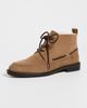 Tory Burch Tory Burch Duck Shearling Suede Ankle Boots WEATHERED OAK - 2