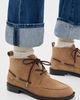 Tory Burch Tory Burch Duck Shearling Suede Ankle Boots WEATHERED OAK - 3