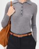 Tory Burch Tory Burch Eleanor Buckle Belt Aged Tan/Gold - 3