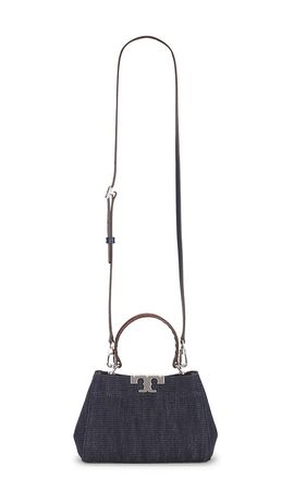 Tory Burch Tory Burch Eleanor Denim Mini Satchel Bag