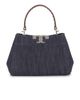 Tory Burch Tory Burch Eleanor Denim Mini Satchel Bag - 2