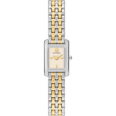 Tory Burch Tory Burch Eleanor Mini Two Tone Bracelet Watch 