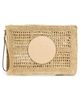 Tory Burch Tory Burch Ella Hand-Crocheted Pouch Natural One - 1