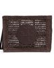 Tory Burch Tory Burch Ella Hand Crochet Pouch Dark Cocoa One - 1