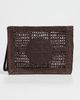 Tory Burch Tory Burch Ella Hand Crochet Pouch Dark Cocoa One - 2