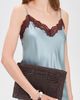 Tory Burch Tory Burch Ella Hand Crochet Pouch Dark Cocoa One - 3