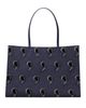 Tory Burch Tory Burch Ella Navy Pajama Print Polyester Tote Bag - 5
