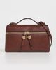 Tory Burch Tory Burch Embossed Snake Slim Top Handle Bag Sweet Maple One - 2