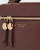 Tory Burch Tory Burch Embossed Snake Slim Top Handle Bag Sweet Maple One - 5