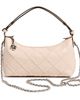 Tory Burch Tory Burch Fleming Distressed Pouchette Shoulder Bag Soft Pink One - 1